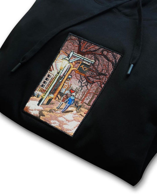 "Winter Love" Embroidered Hoodie