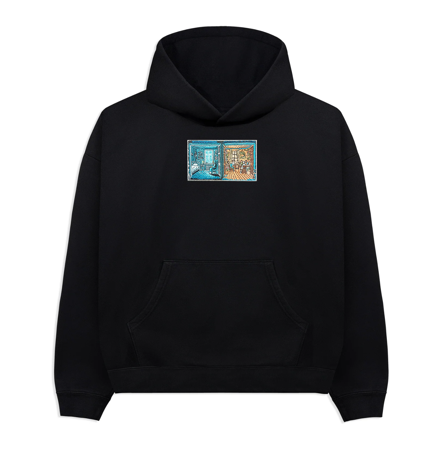 "The Weight of Silence" Embroidered Hoodie