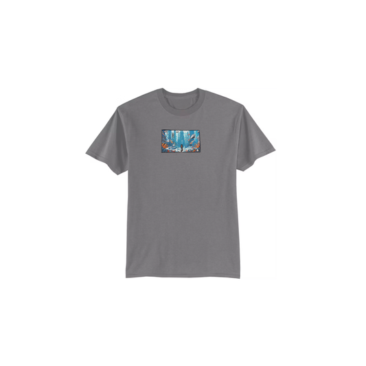 "Underwater City" Embroidered T-Shirt