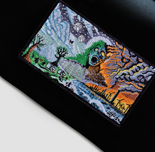 "Nature's Final Cry" Embroidered Sweatshirt