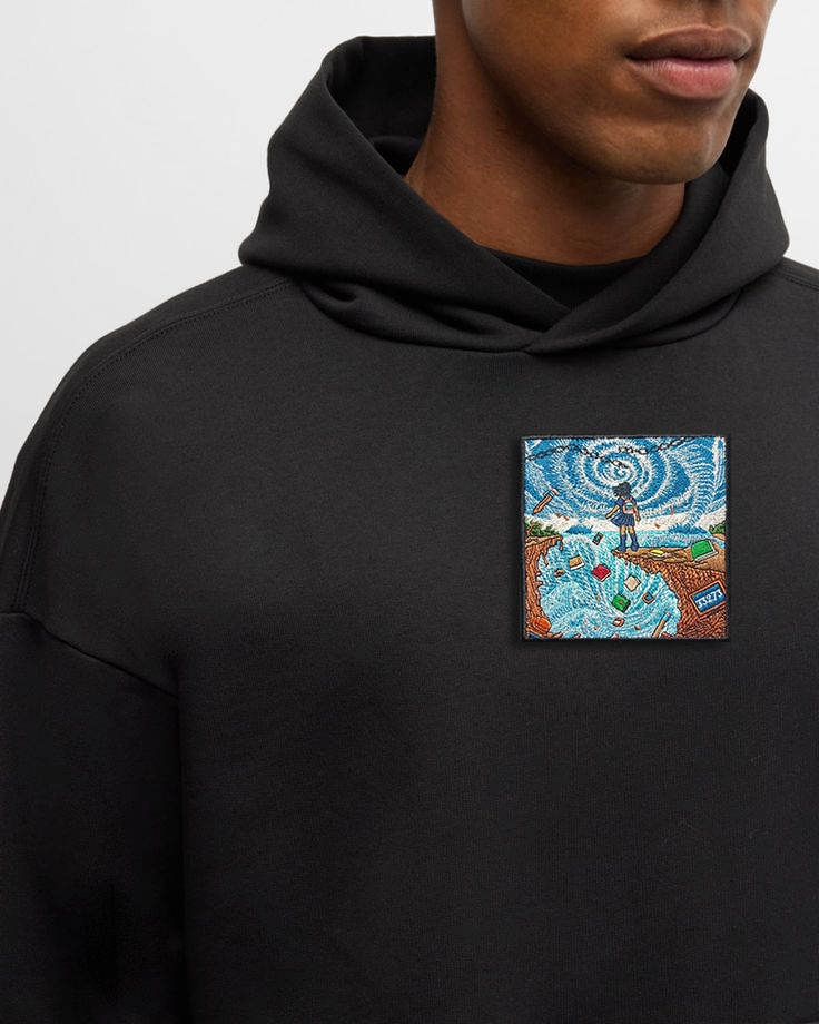 "Fading Futures" Embroidered Hoodie